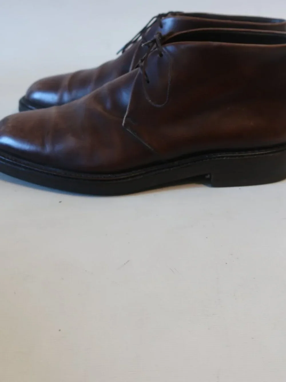 Mens Ferragamo Brown Leather Chukka Boots 9 EE